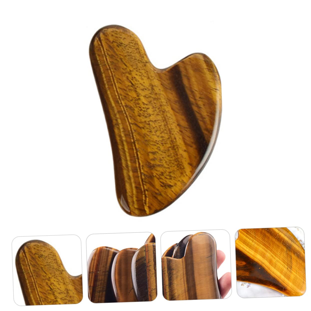 Beavorty 3 Piezas de Tabla para Raspar Los Ojos Herramienta para Puntos Raspador de Masaje Corporal Guasha