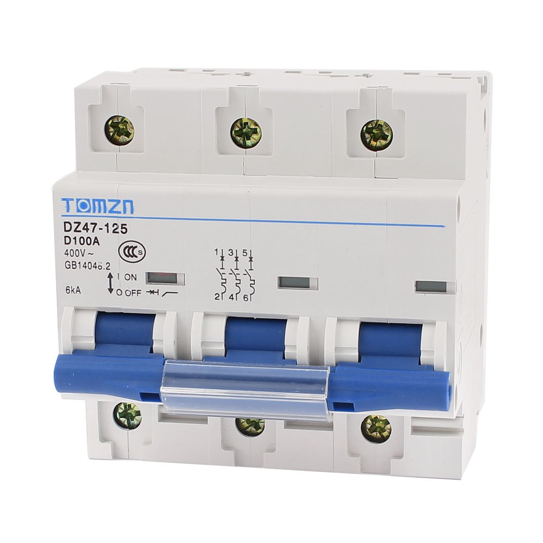 IEUMJNAT AC 400V 100A 3 Pole Overload Protection Miniature Circuit Breaker