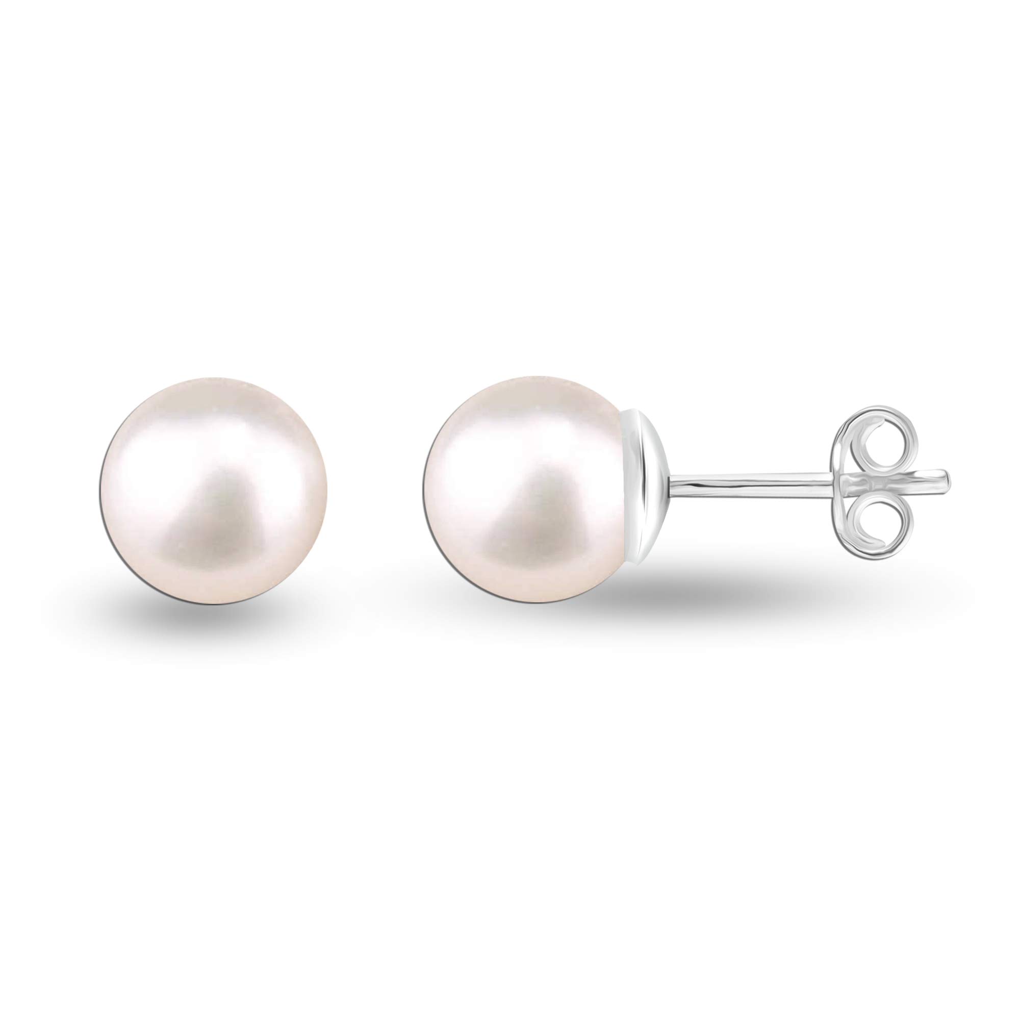 See full amazon price history chart for Amazon Brand - Nora Nico Womens 925 Sterling Silver BIS Hallmarked Round 8 MM Pearl Stud Earrings Amazon Brand - Nora Nico Womens 925 Sterling Silver BIS Hallmarked Round 8 MM Pearl Stud Earrings (B099KHFBGS) Amazon Price History, Amazon Price Tracker