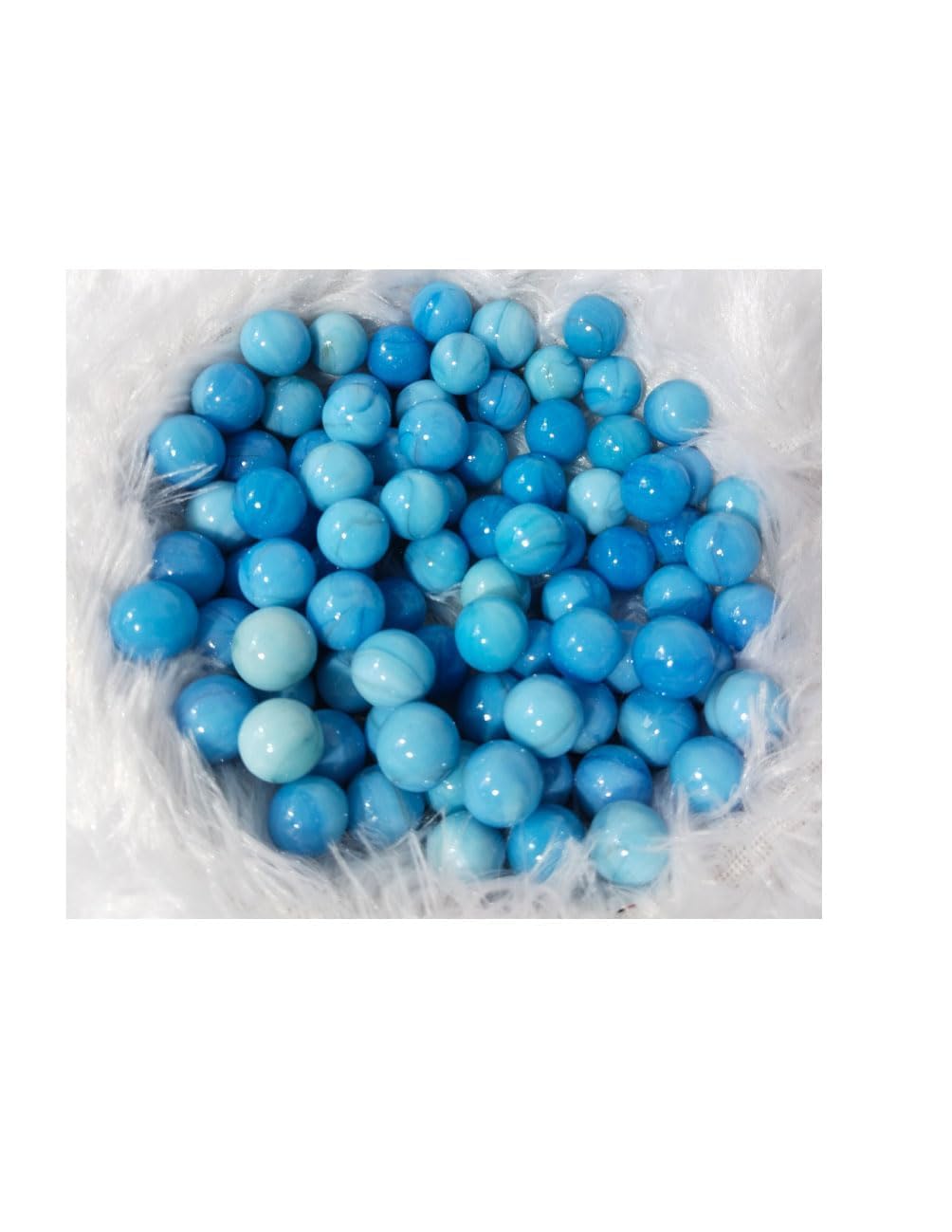 JAGMOOLYA Products Sky Blue Color Kanche Glass Marbels with Shooter Unique Kanche Marble (Pack of 100) - Glass Aquatic Marbles for Kids-image-32