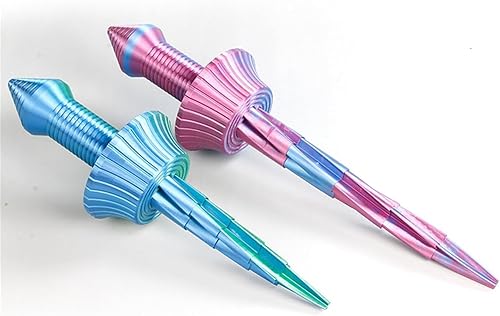 Miniatura 5 de Espada espiral retráctil impresa en 3D, espada retráctil de gravedad de impresión 3D, juguetes creativos de descompresión, espada espiral retráctil