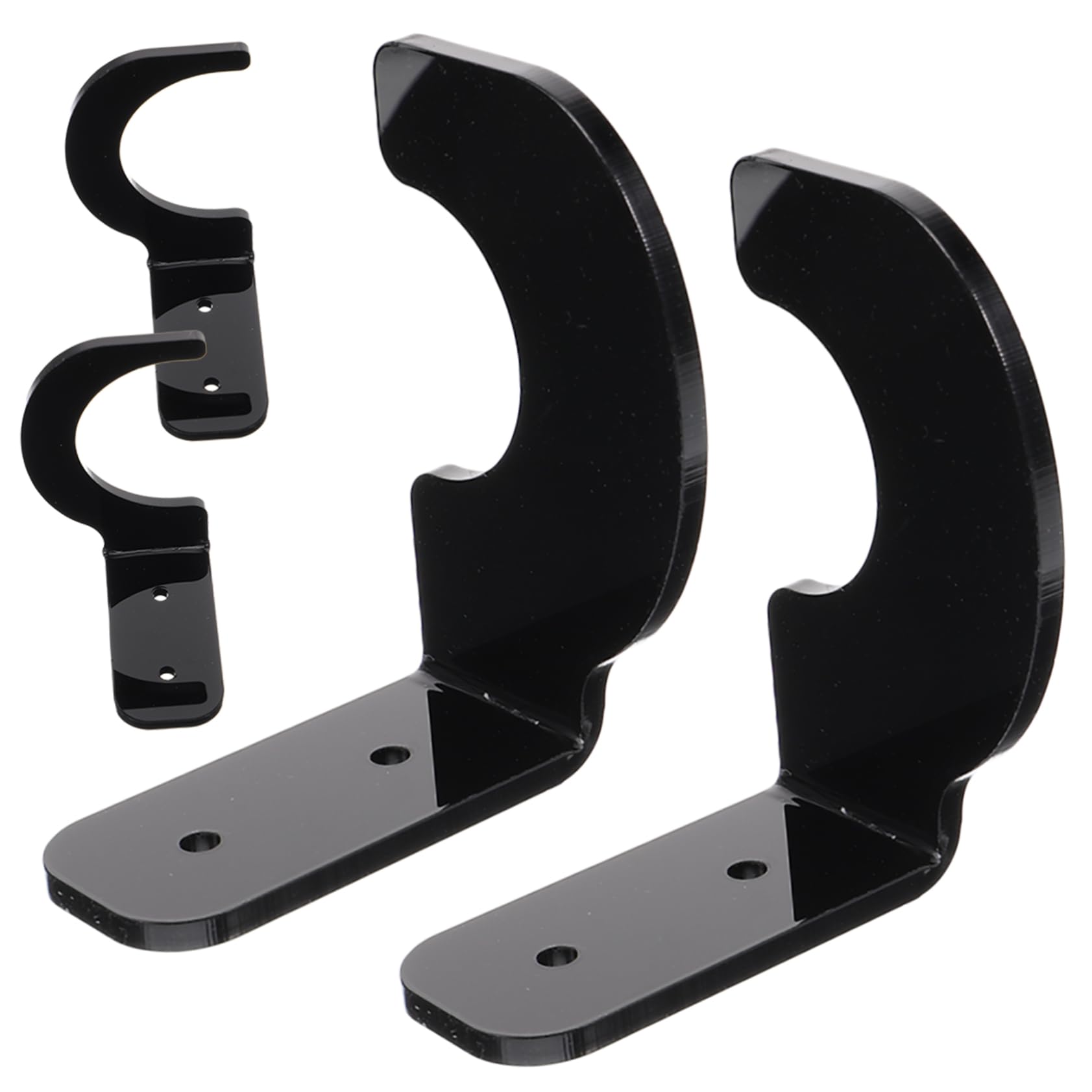 HEMOTON 1Set Baseball Bat Wall Mount Rack Softball Bat Holder with Installation Parts Durable Display Bracket for Horizontal Storage of Bats for Sports Enthusiasts