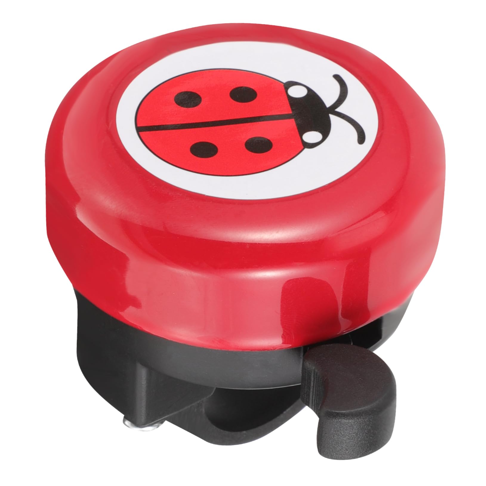 Holibanna Bike Bell Cartoon Design Loud Sound Easy to Install Cycling Accessory for Lightweight Material Safe for Boys and Ladybug