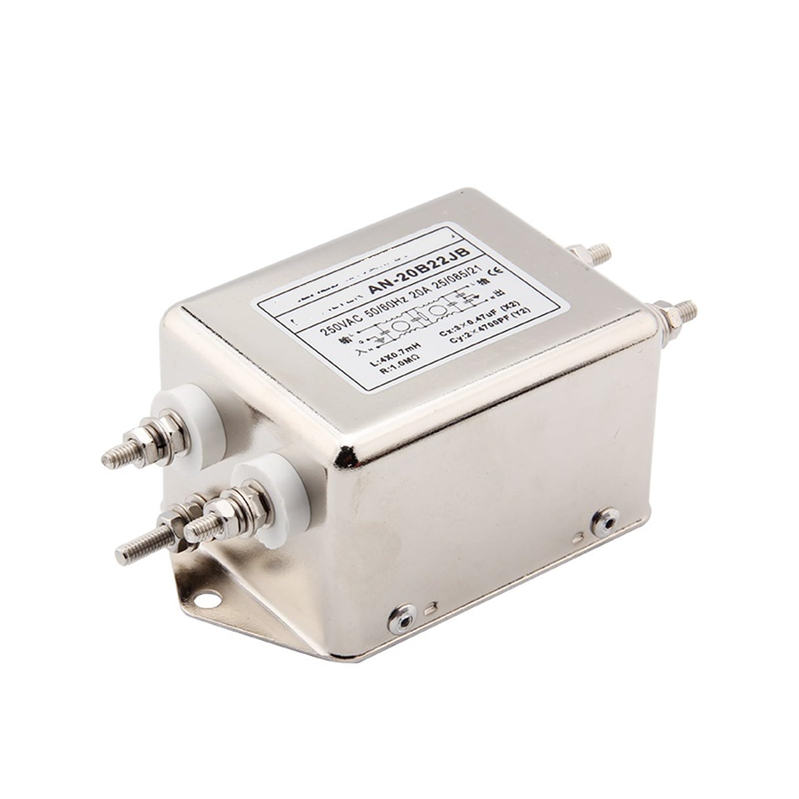 Filtre de puissance AN-20B22JB 20A pour éliminer les pannes d'automate PLC