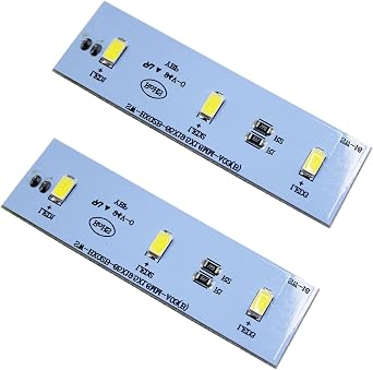 SW-BX02B Refrigerator LED Light Board and Refrigerator Bulb Replacement for Frigidaire LED Light,Refrigerator LED Light Module ZBE2350HCA2pc