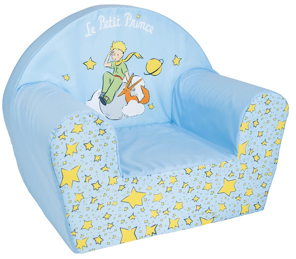 Fun House 713635 Le Petit PRIINCE Fauteuil Club Origine France Garantie pour Enfant H.42 X L.52 X P.33 CM, Bleu