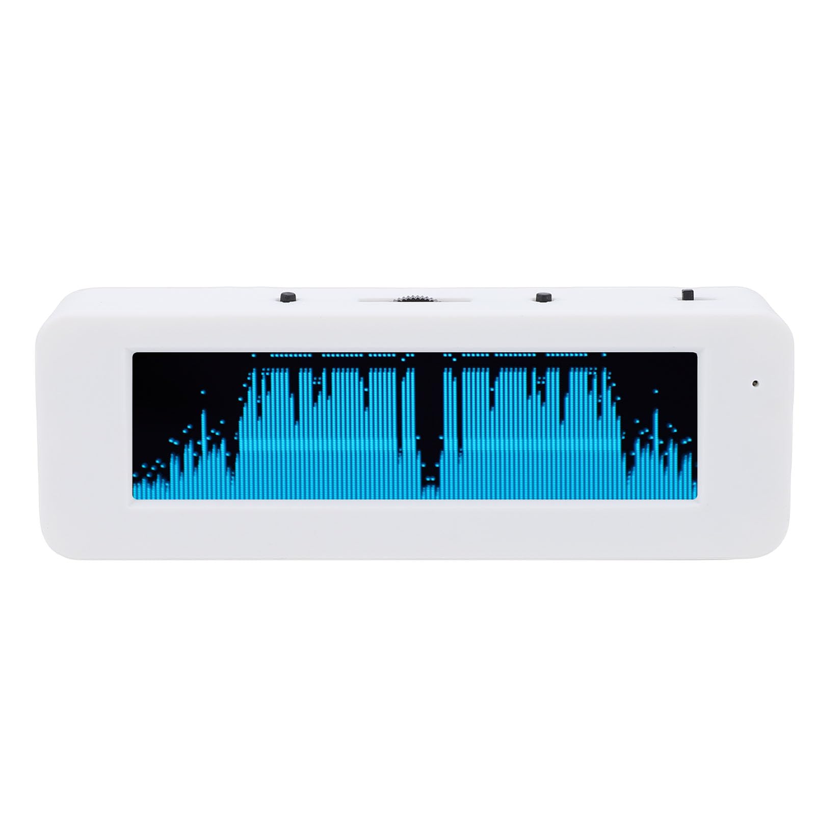 Analizador de Espectro Musical, Pantalla de Espectro de Sonido de Rango Completo de 20 Hz-20 KHz con Pantalla LED de 8 Efectos, Visualizador de para Automóvil para Monitoreo de Tiempo,