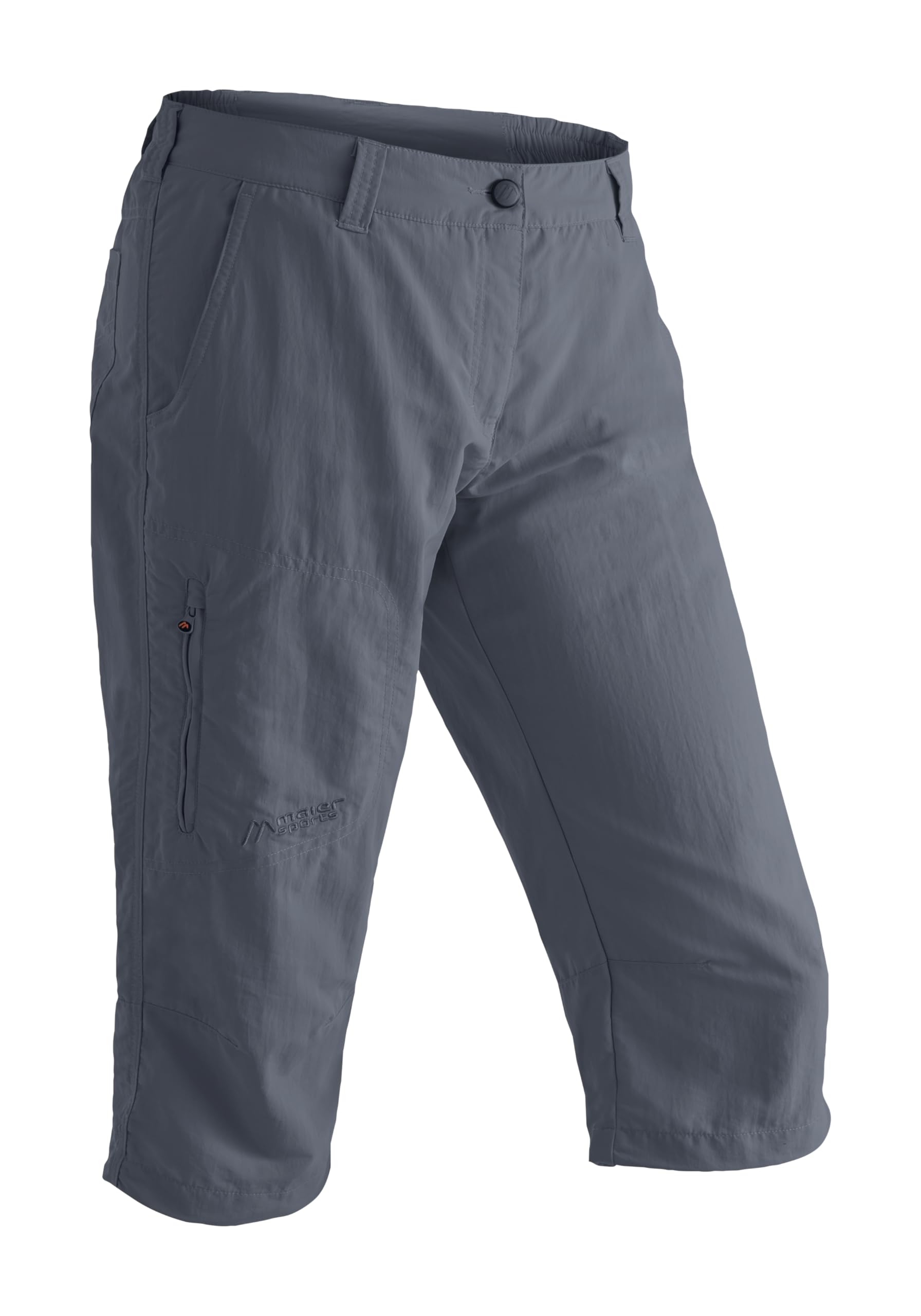 Maier Sports Neckar Hiking Capri, Women's 3/4 Hiking Pants, Water-repellent & breathable outdoor pants, Functional pants for trekking & leisure in summer