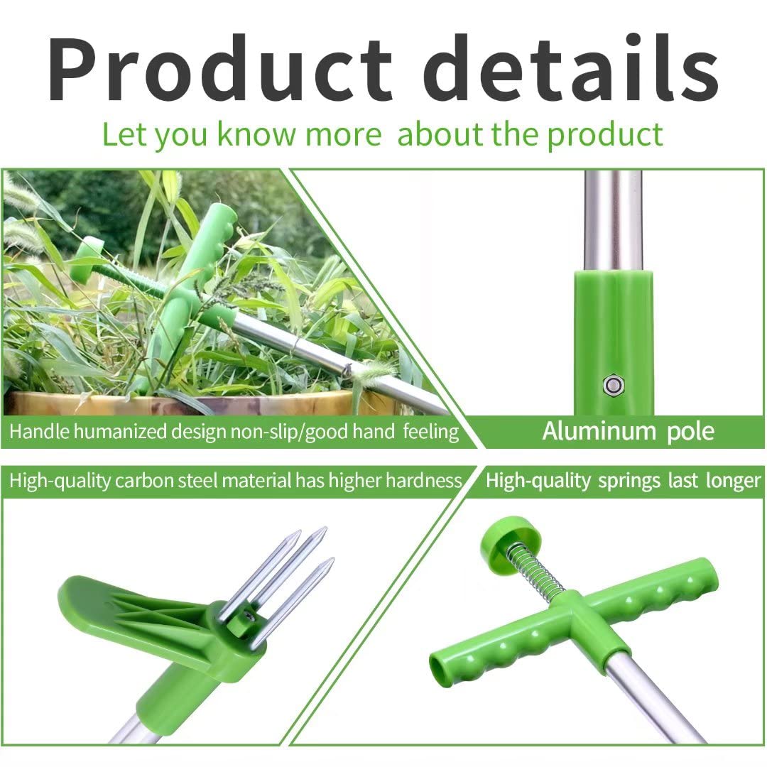 Buy HEART JOURNEY Weed Puller Tool Stand Up, Standing Plant Root