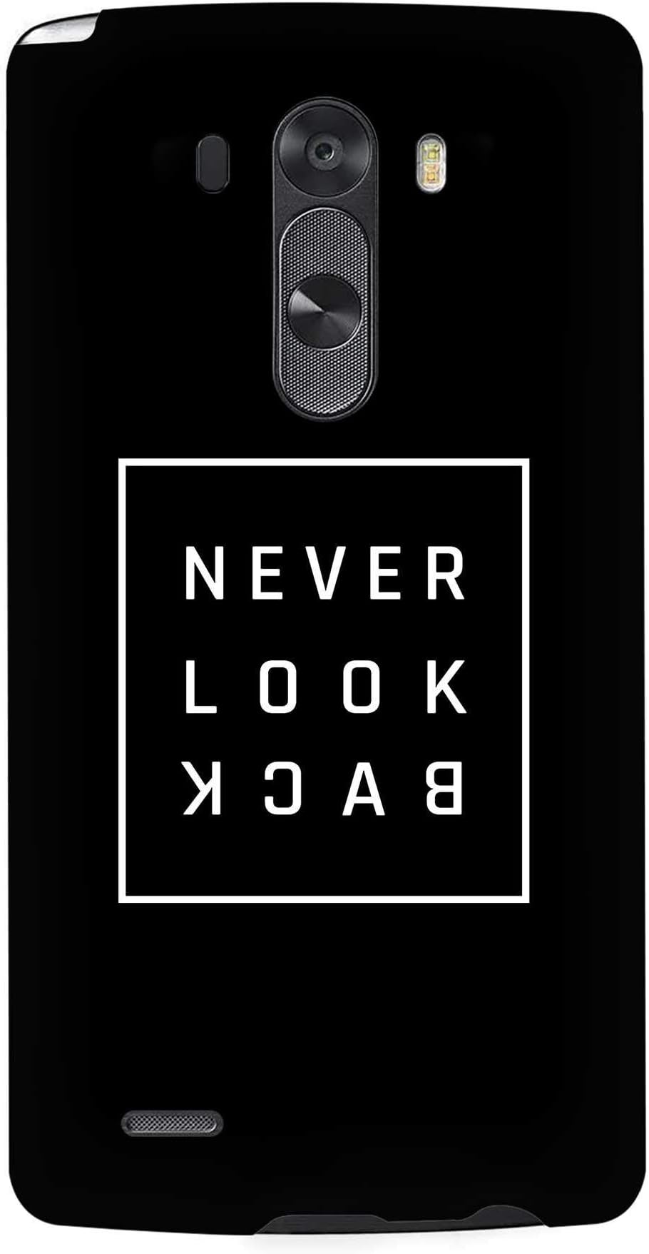 Stylizedd LG G3 Case Slim Snap Classic Series Customized Mobile Cover Hard PC Shield Matte Finish Print [Designed for LG G3] - Never look back