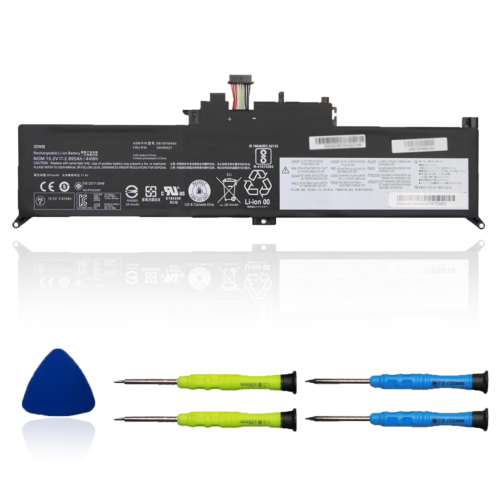 Amazon.com: OUWEE 00HW027 Laptop Battery Compatible with Lenovo