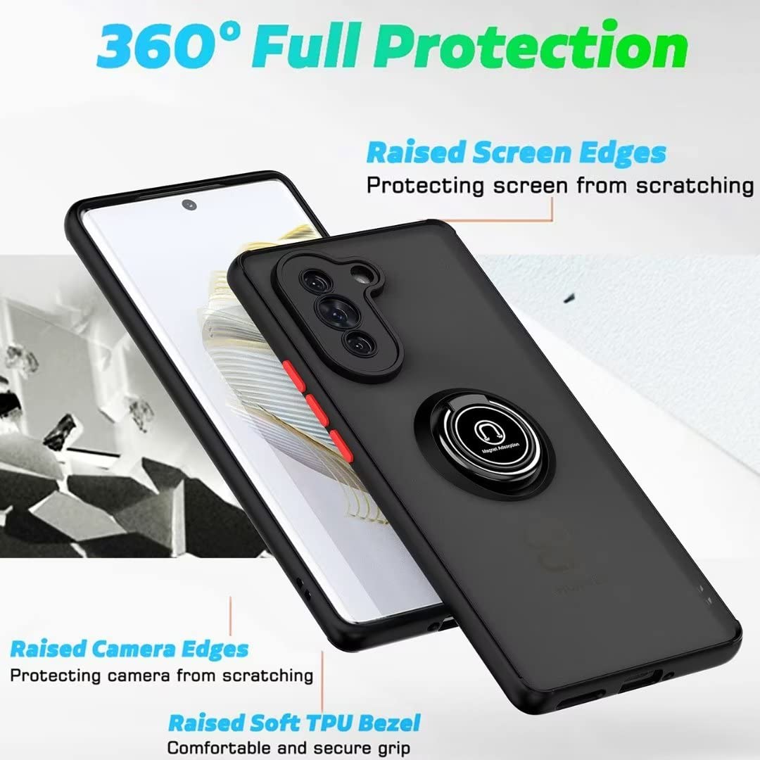 Custodia Xiaomi Poco X3 NFC Antiurto Blu - Protezione Militare con Anello