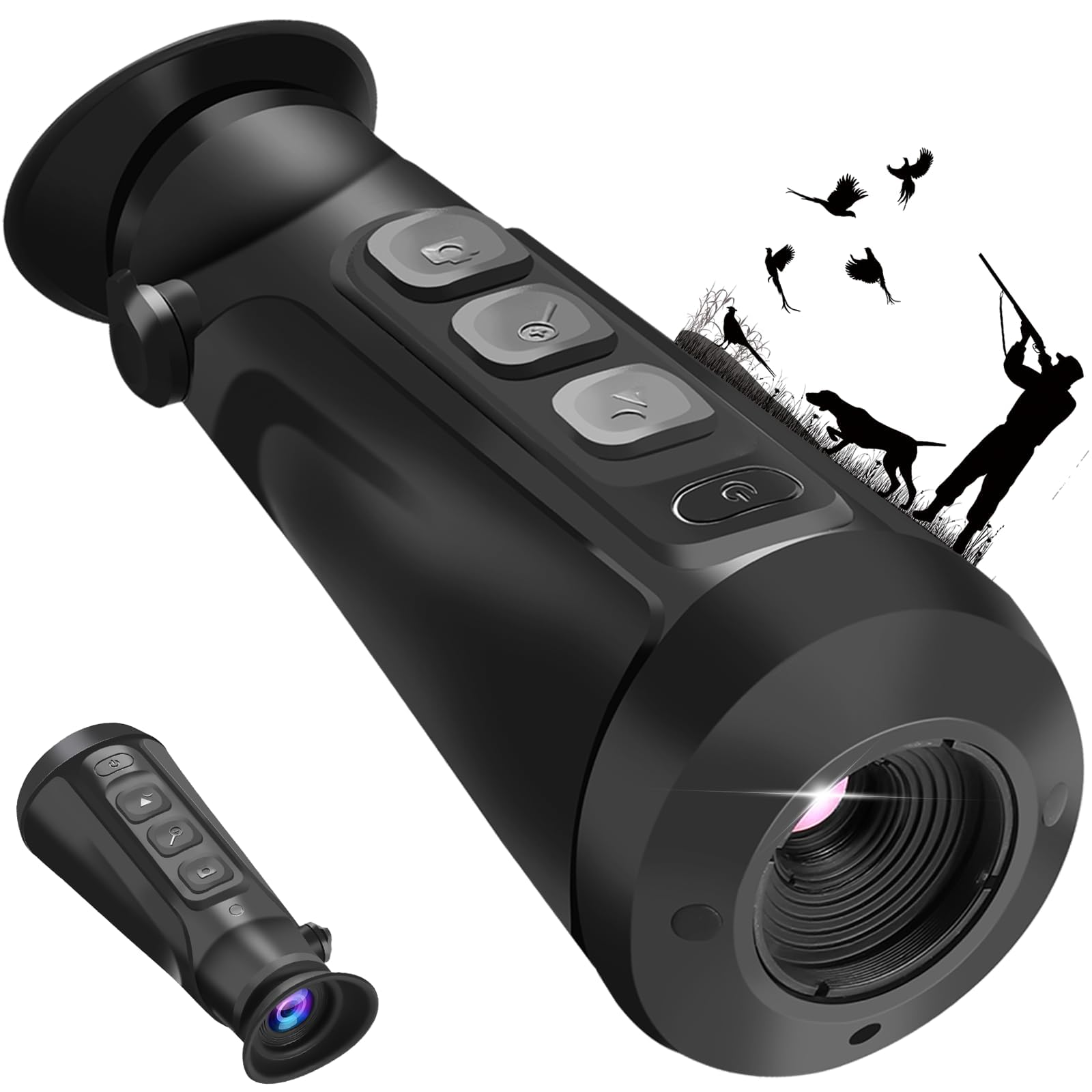 ZIYOUHU Thermal Monocular-256x192 (50 Hz) Thermal Imaging Monocular for Hunting, 25mm Focal Lens Thermal Scopes for Night Hunting Camping,Handheld Infrared Thermal Monocular Night Vision