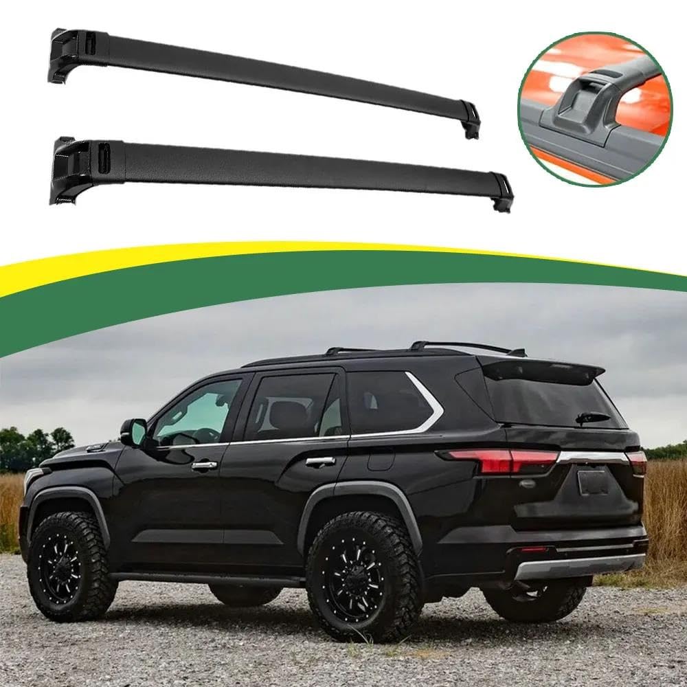 Dachreling Querstangen Für Toyota Tacoma 2024–2025 – 2 Stück Aluminium + ABS, 100 Kg Traglast, Einfach Montiert