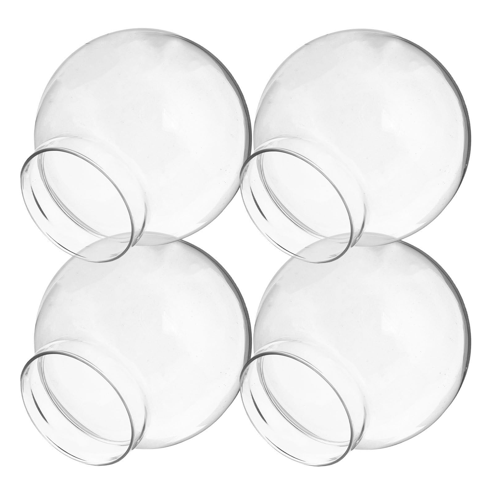 Cúpula de vidrio transparente JOINPAYA pack de 4 campanas para recuerdos y decoración 1