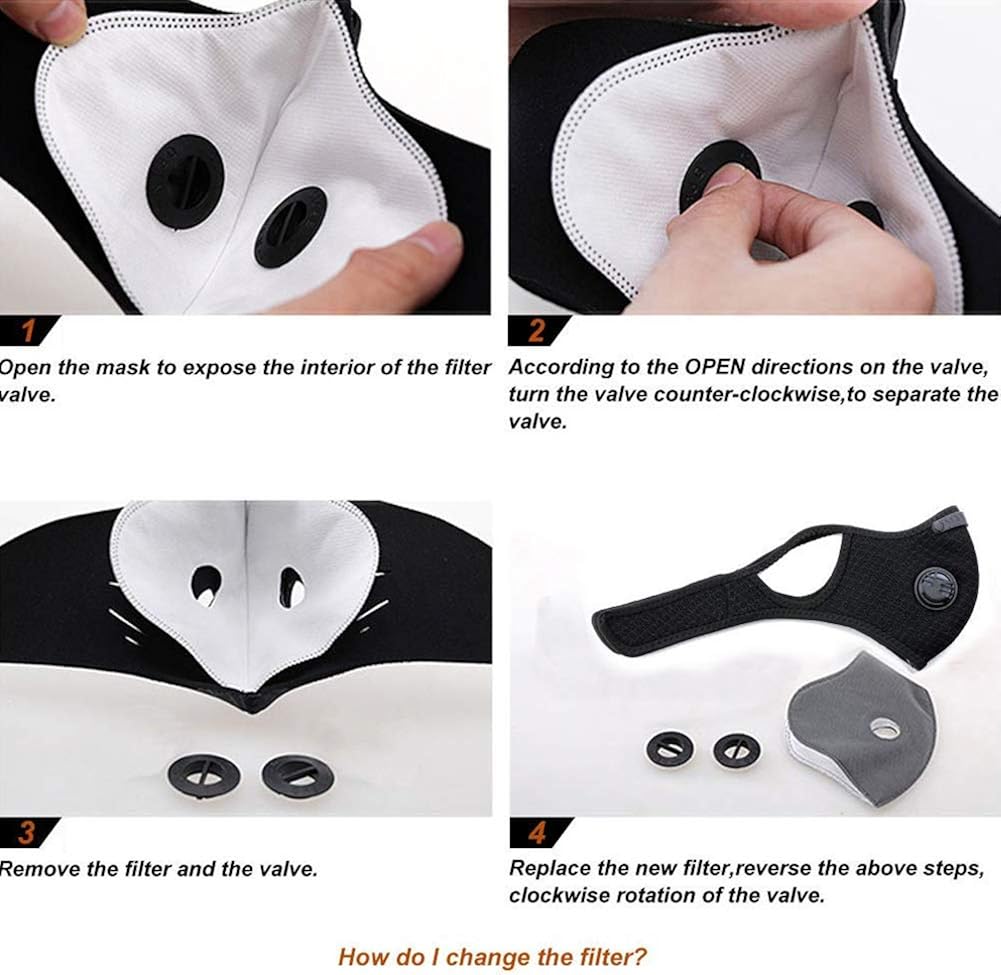 Uр Tо 60% оƒƒ Filters Reusable Anti Dust Unisex Mouth Face Filter Replacement Breathable Earloop Smoke Pollen for Outdoor Cycling,Sports Buу 2 gеt 3 Filters Reusable Anti Dust Unisex Mouth Face Filter Replacement Breathable Earloop Smoke Pollen for Outdoor Cycling,Sports