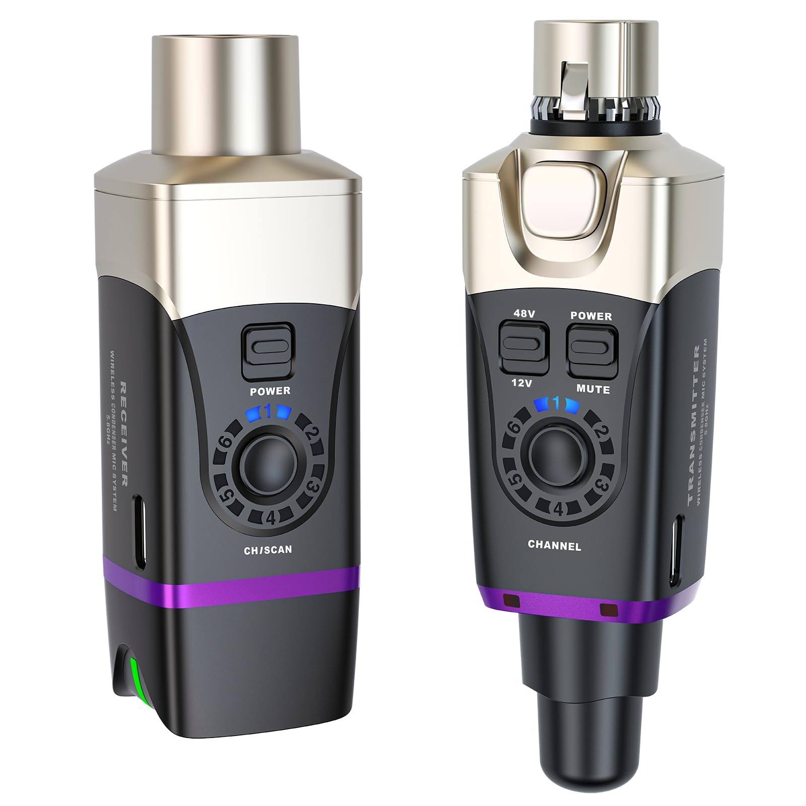 Amazon.com: Xvive U35C Wireless Microphone System 5.8GHz Wireless