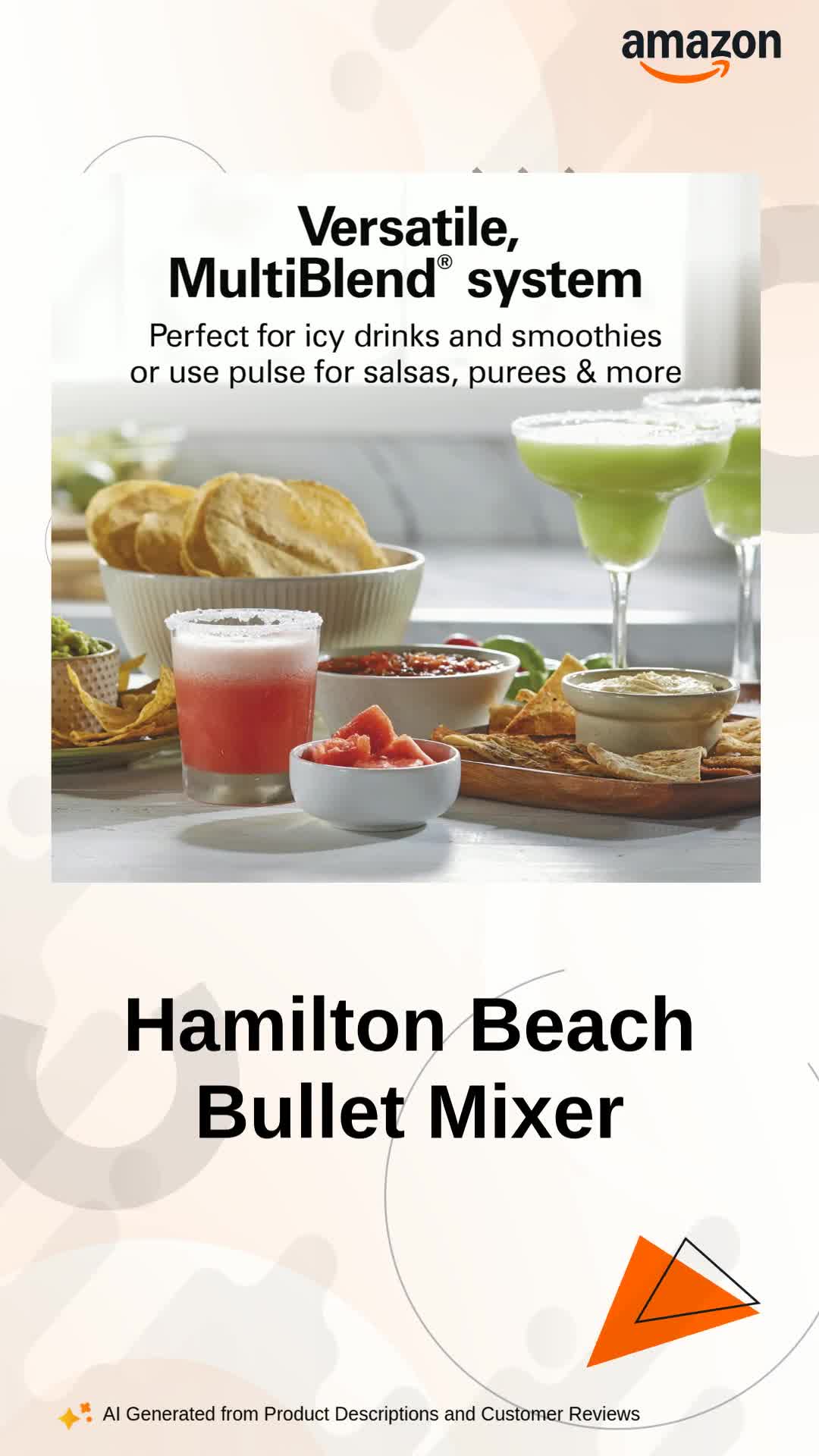 Buy Hamilton Beach Bullet Mixer Grinder - 650W Peak Power