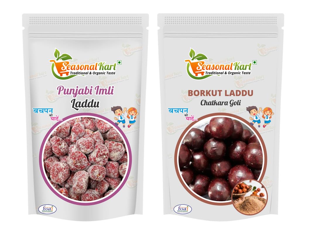 SEASONALKART Pack of Borkut Ladoo & Punjabi Imli Laddu 800 gm Each Total 1600 gm (Pack of 2) (B0CMPK34G3) Amazon Price History, Amazon Price Tracker
