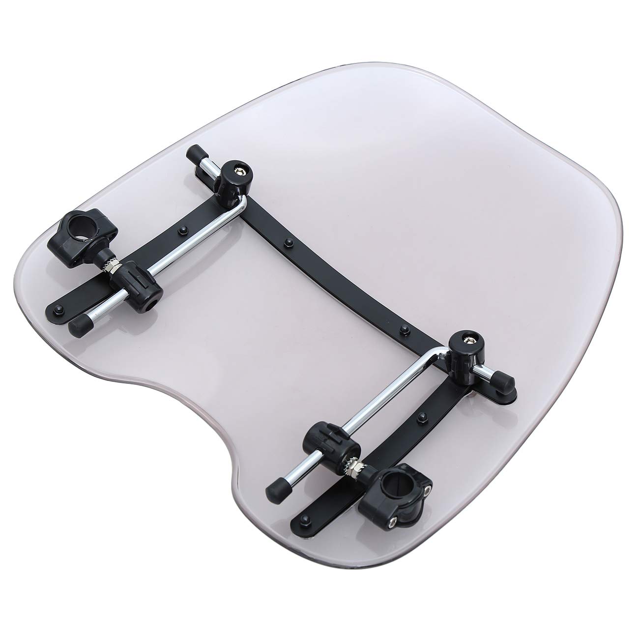 Samger 19 "x 17" Pare Brise avec le matériel pour Harley Honda Suzuki Yamaha Kawasaki Cruiser & Standards 1969-2015