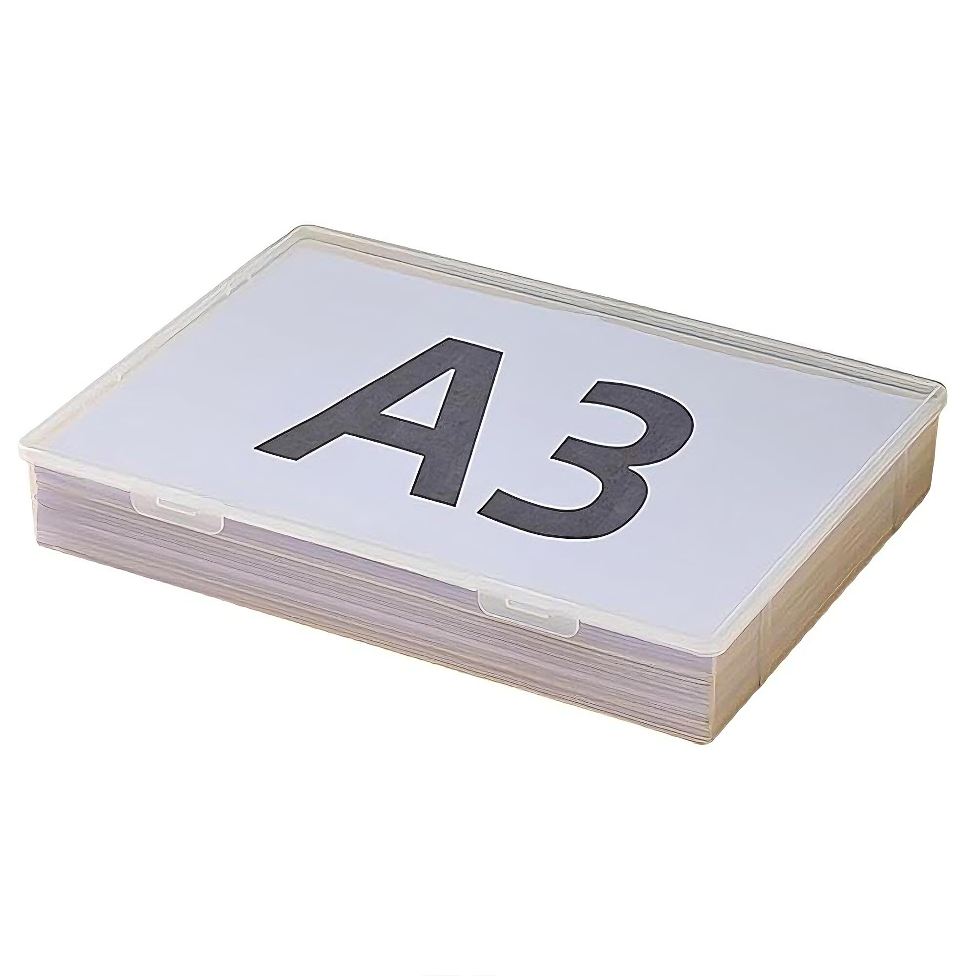 Amazon.co.jp: レターケース A4/A3 収納 透明収納ボックス 卓上収納 