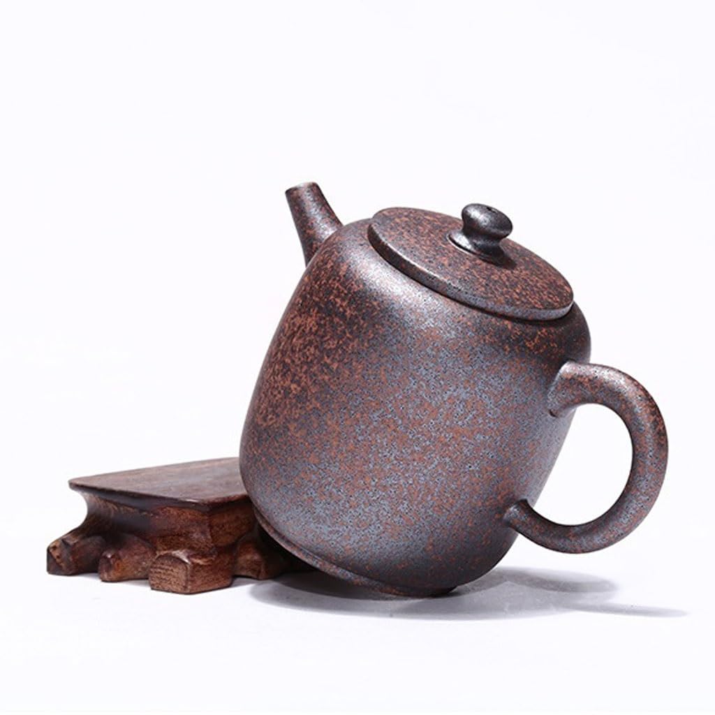 Ceramiczny czajniczek kwiat czajniczek fioletowy glina czajniczek ręcznie robiony czajniczek popołudniowa herbata impreza salon domowy czajniczek dzbanek do herbaty ceramiczny