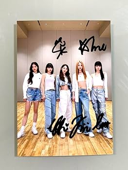 Amazon.co.jp: セール中…ルセラフィム直筆サイン入りLサイズ写真