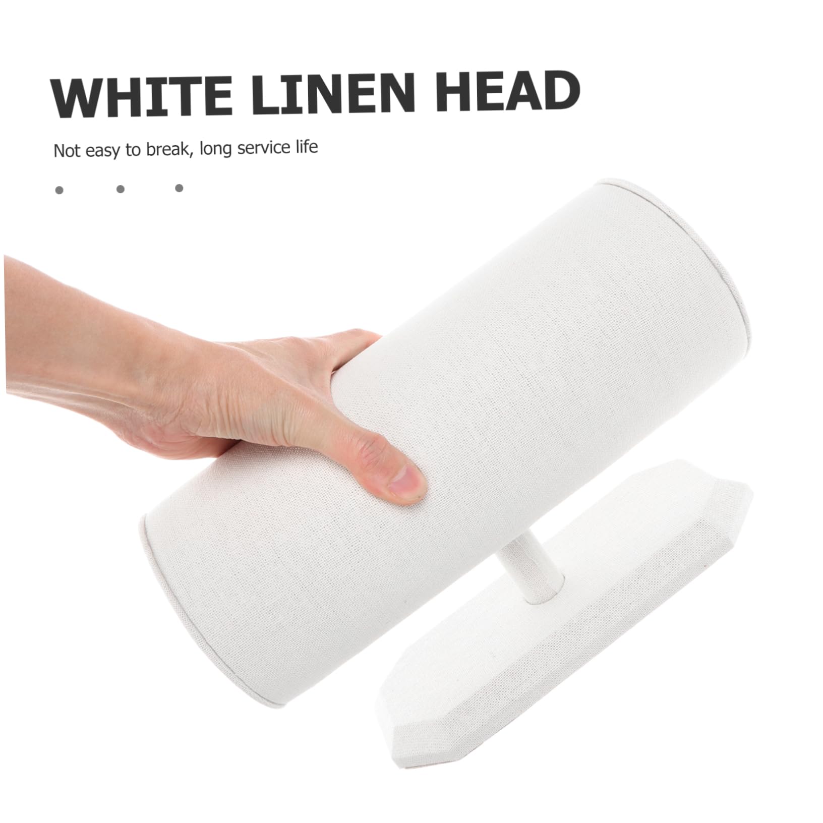FOMIYES Weißer Haarband Organizer aus Leinen, 1 Stück für Zuhause