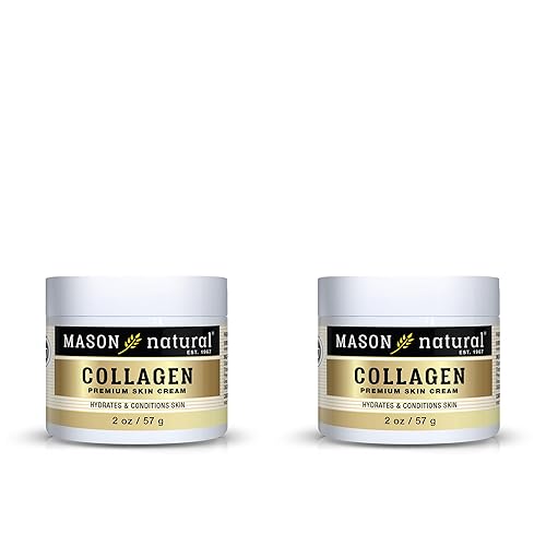 Miniatura 1 de Mason Natural Crema de colágeno prémium para la piel, hidratante facial y corporal antienvejecimiento, hidratación intensa y firmeza de la piel,