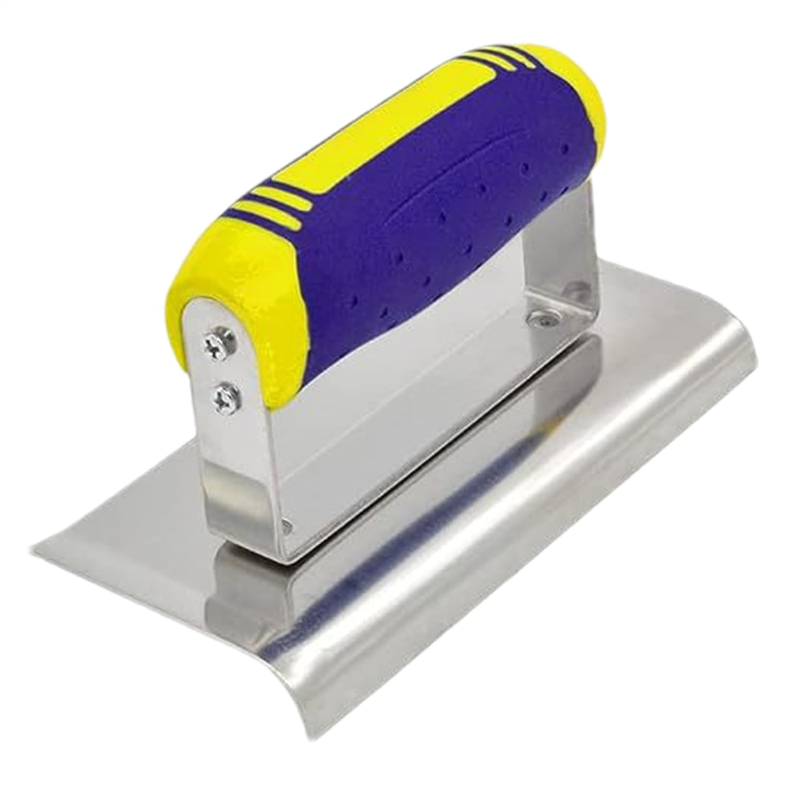 Fer à bordure en béton – en acier inoxydable, construction sans rivet | Poignée ergonomique, façonnage d'angle de précision, bordure lisse, finition décorative pour trottoir, dalle d' de