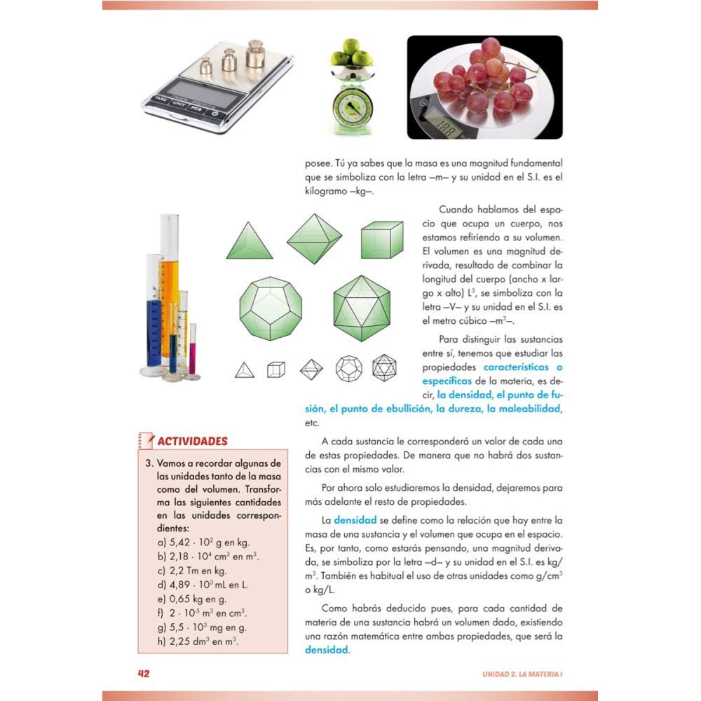 Física y Química 2 Educación Secundaria - Libro de Aula | Física y Química 2º ESO - Editorial GEU