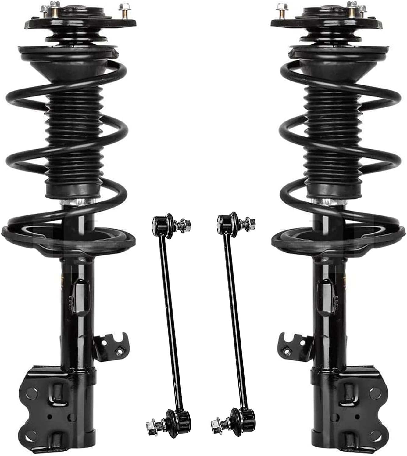 Detroit Axle Front Struts Sway Bars for 20042009 Toyota