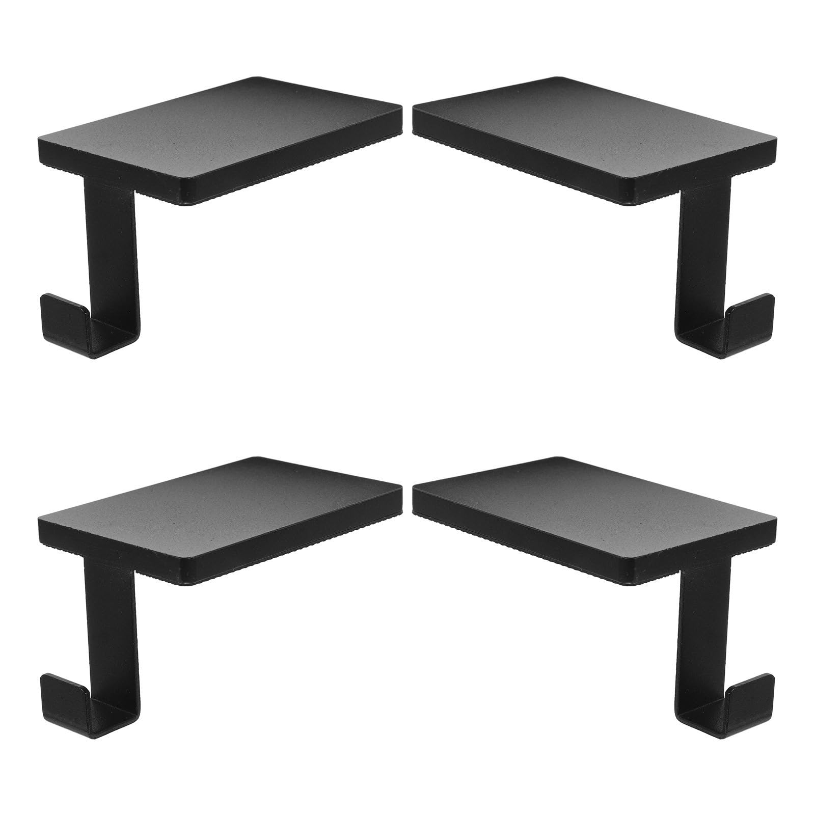 Toyvian 4 Piezas Colgadores de Calcetines para Chimenea, de Hierro Negro