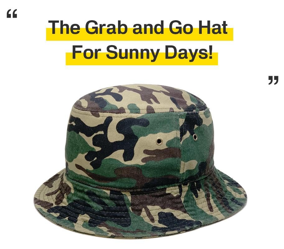 Image of KBETHOS 100% Cotton Washed Bucket Hat