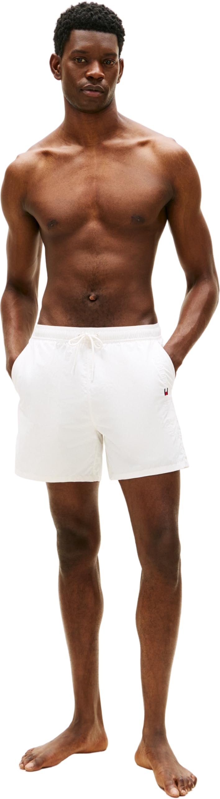 Tommy Hilfiger Medium Drawstring Zip Pocket Um0um03748 Costume da Bagno Uomo