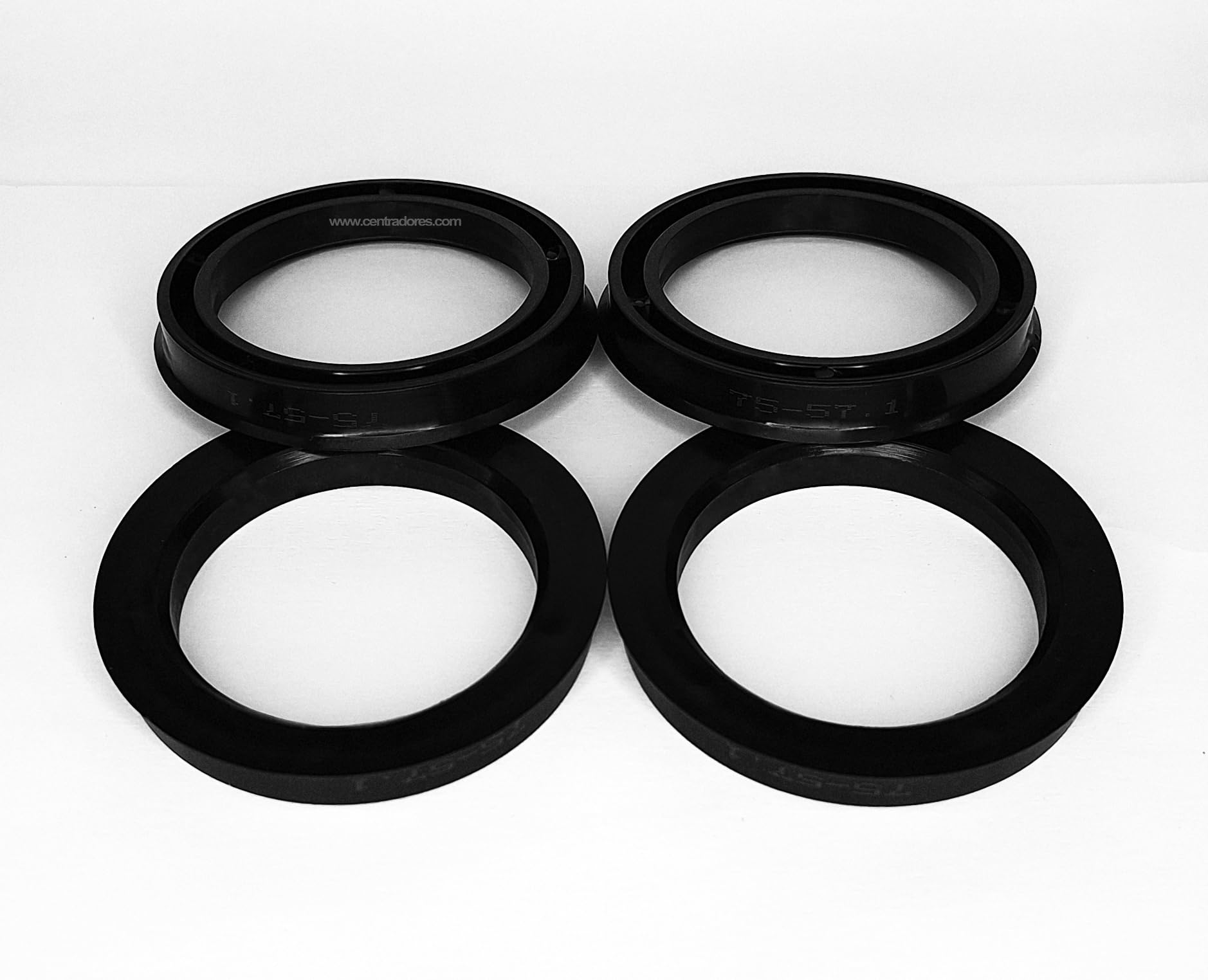 4 CENTRADORES de LLANTA 75-57.1 AROS PARA LLANTAS ANTERA AVUS IMOLA MITO OZ RACING