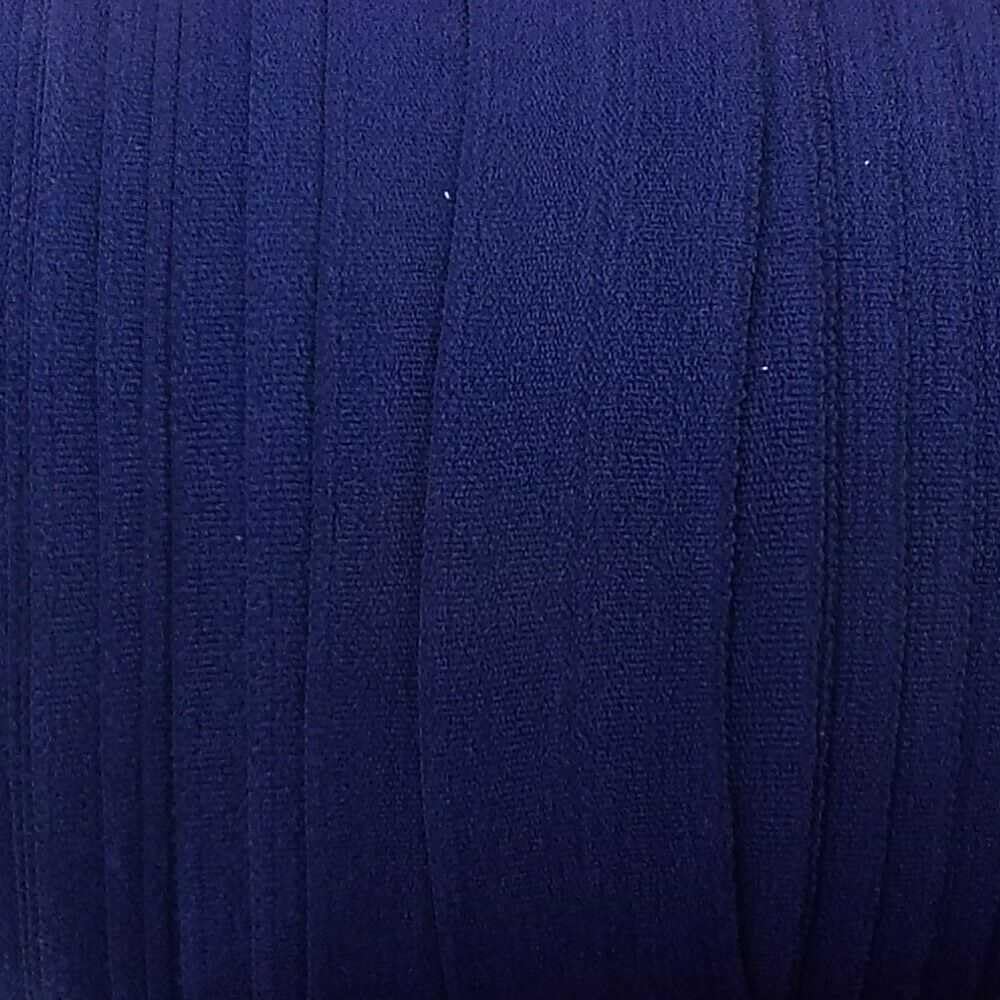 20mm Fold Over Elastic Soft Feel Lingerie Underwear 18 Color BUY 1 2 4 8m 494D, 23 Navy Blue, 8 Metres
