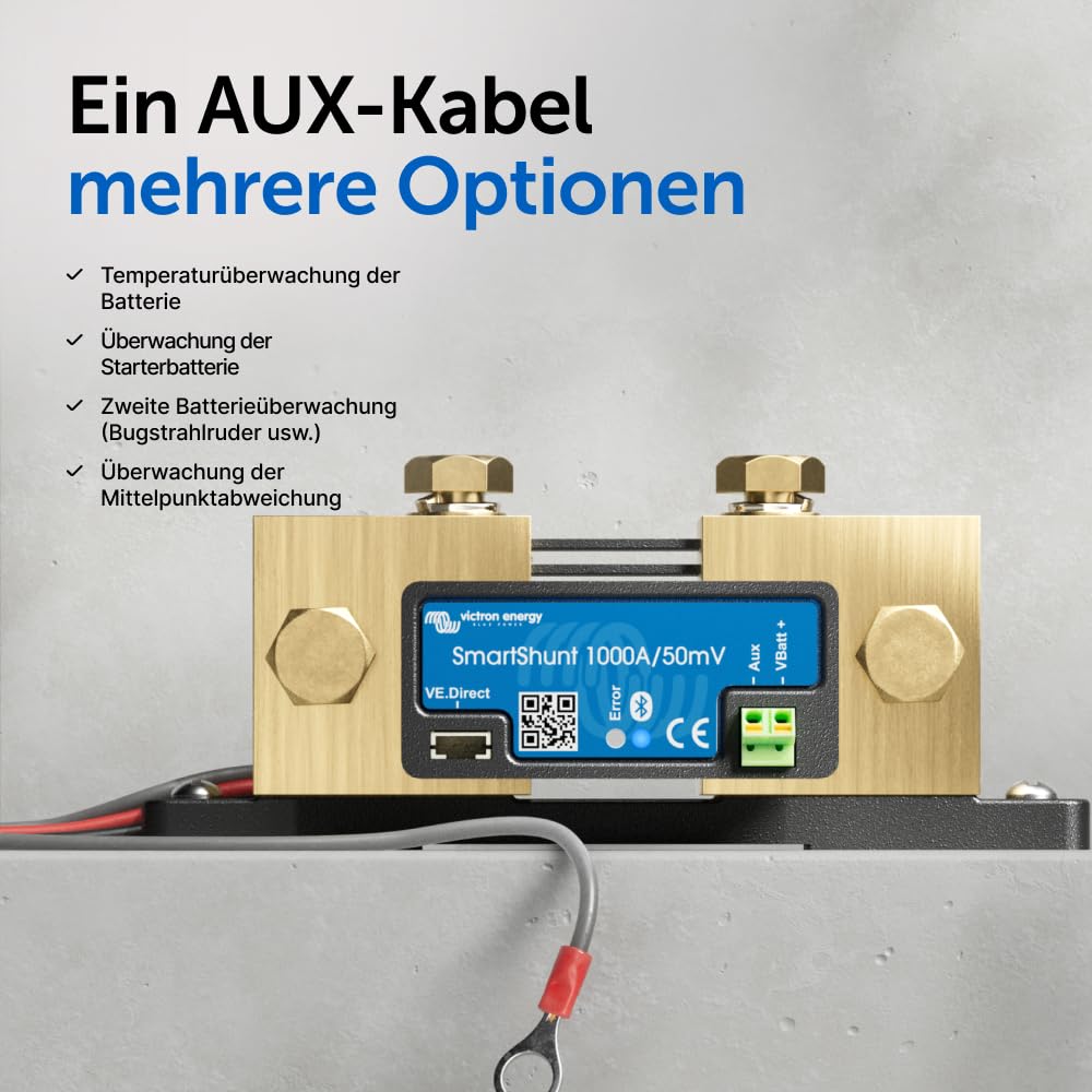 Victron Energy SmartShunt 1000 Amp Batteriewächter (Bluetooth)