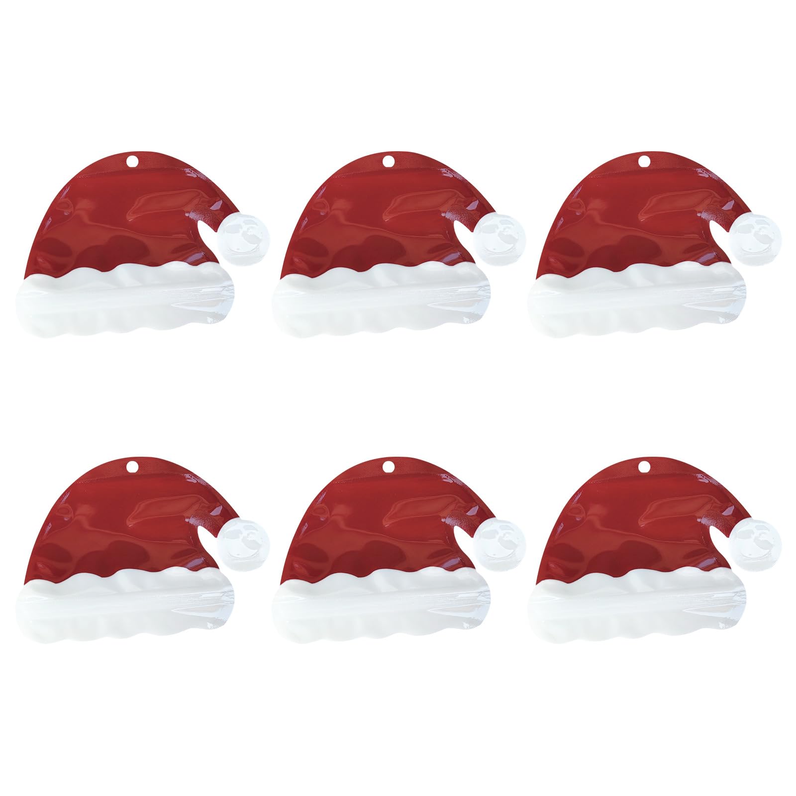 Yhplxyuus Of 6 Festives Christmas Holiday Present Bags Practical Gift Wrapping Bags Stylish Candy and Toy Storage Container Seasonal Celebration Accessories