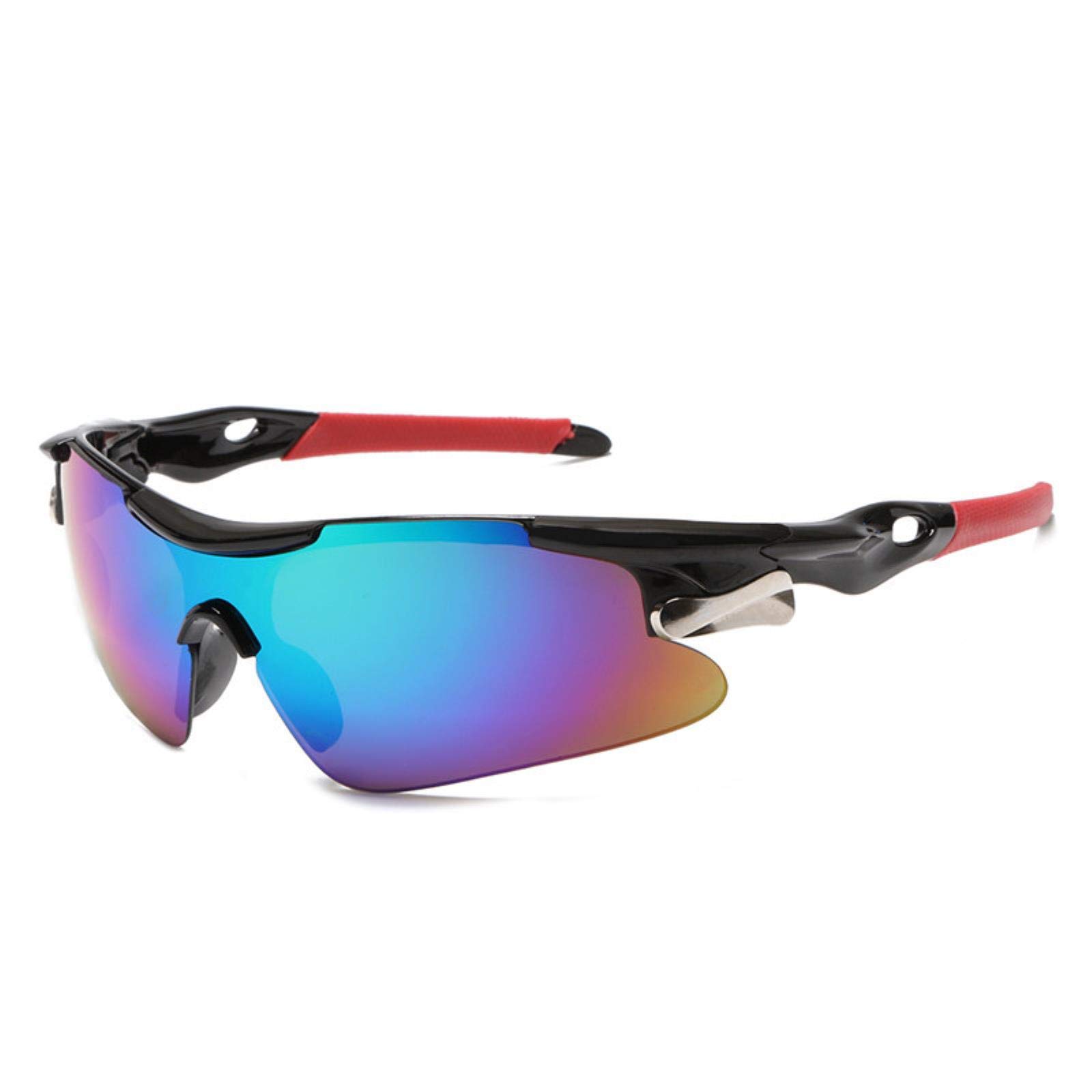 Sport Uomo Occhiali da Sole Occhiali da Bici da Strada Occhiali da Ciclismo da Montagna Occhiali da Equitazione Occhiali da Sole da Bici-Rosso Giallo