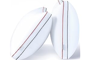 Firm Side Sleeper Pillow: Queen Size Pillows Hotel Quality Set of 2