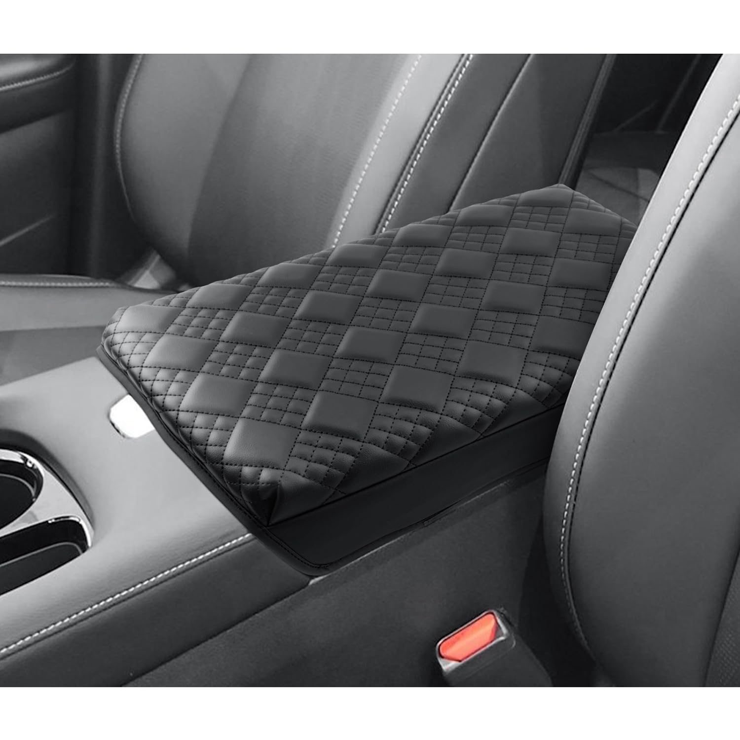 CDEFG for 2025 2026 2027 Nissan Murano Center Console Cover, for 2025 2026 2027 Nissan Murano Accessories Armrest Cover Middle Console Pad Arm Rest Cushion Leather Cover