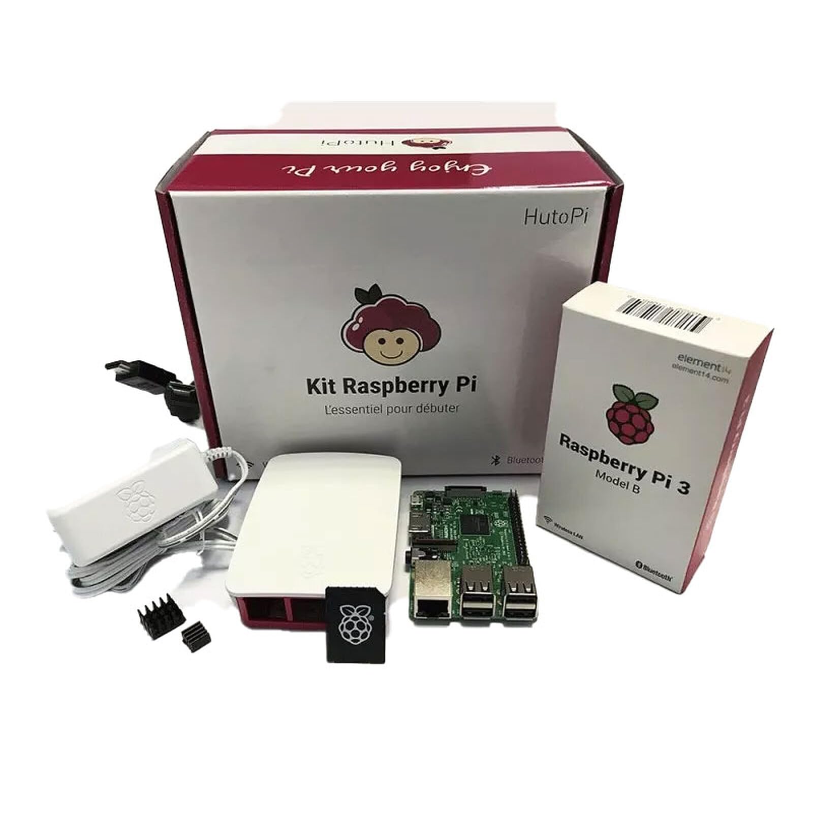 Starter Kit Officiel Raspberry Pi 3 Modèle B - 1GB