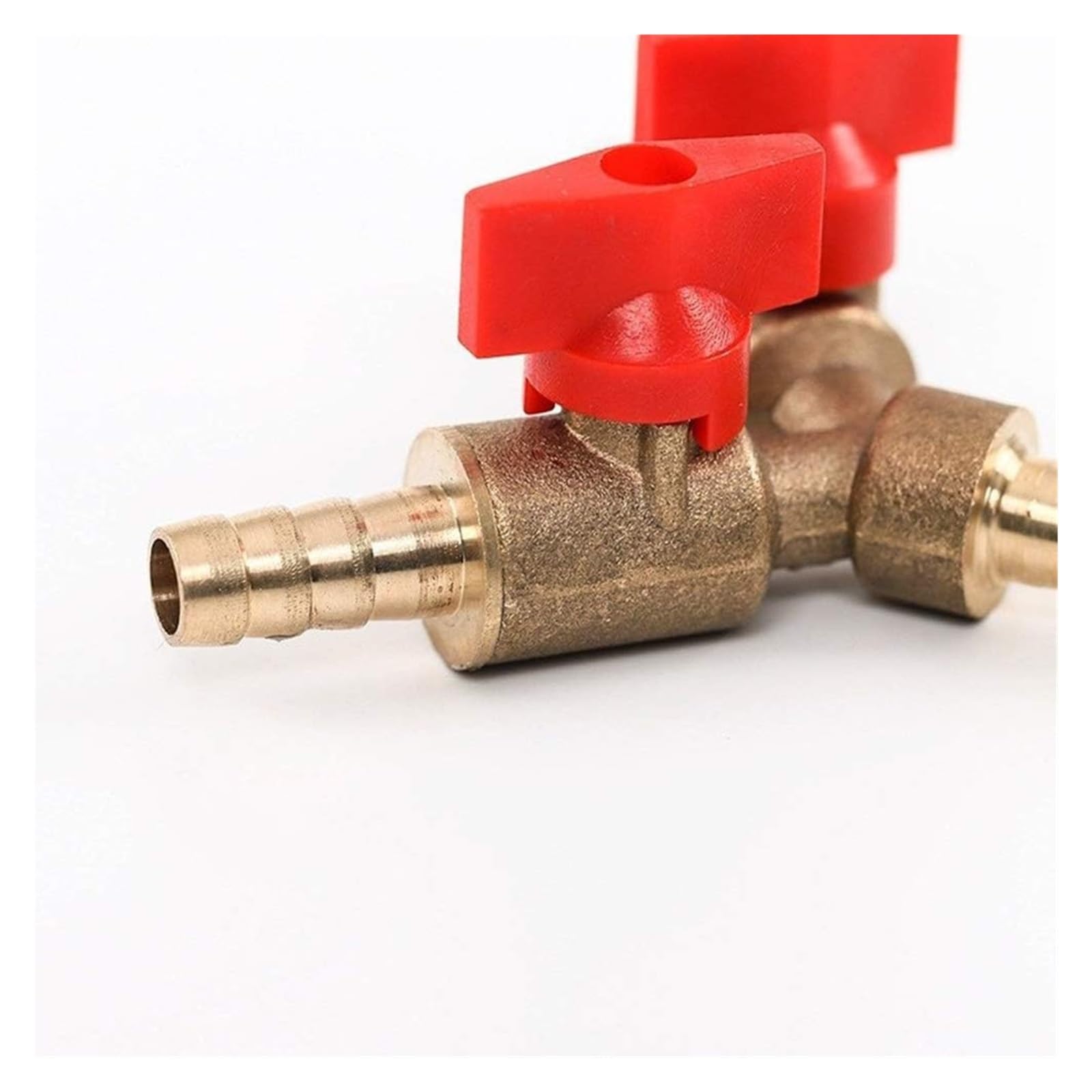 Valvola Arresto Ottone Y 8mm Barbato 3 Vie