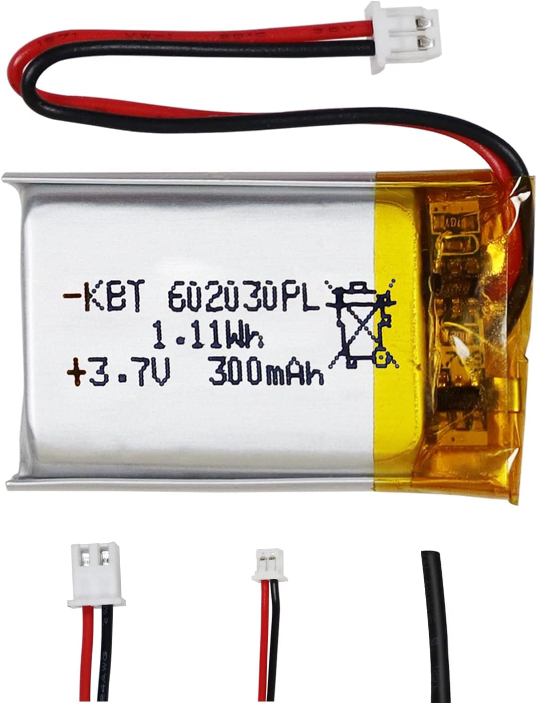 602030 3.7V 300mah Li Ion Li-Polymer Battery With Pcm In Stock - Foto 9