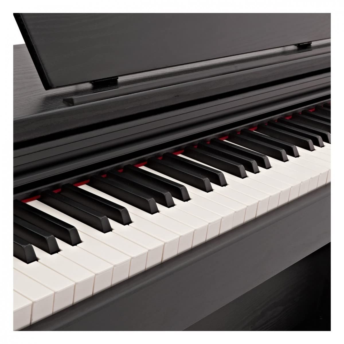 Pianoforte digitale 88 tasti pesati con supporto, 3 pedali e accessori | 88 Tasti Pesati Sensibili al Tocco, Suono Stereo Ricco con Riverbero, Registrazione 2 Tracce, 3 Pedali
