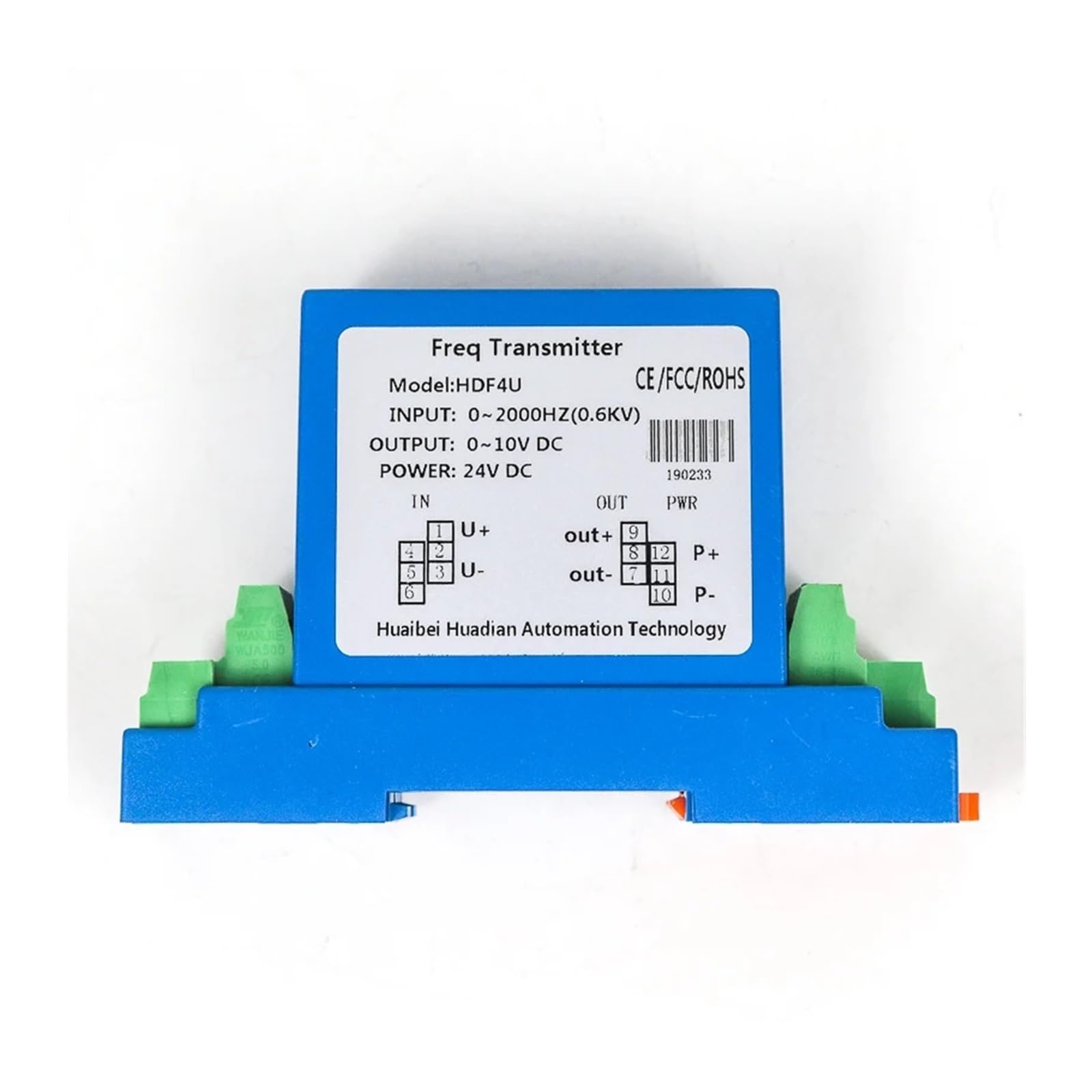 PXQCHAVLN Input 0-2A Measuring Range AC DC Current Transmitter 12-28Vdc Transformer Sensor(Dc,12-28VDC-OUT 0-5VDC)