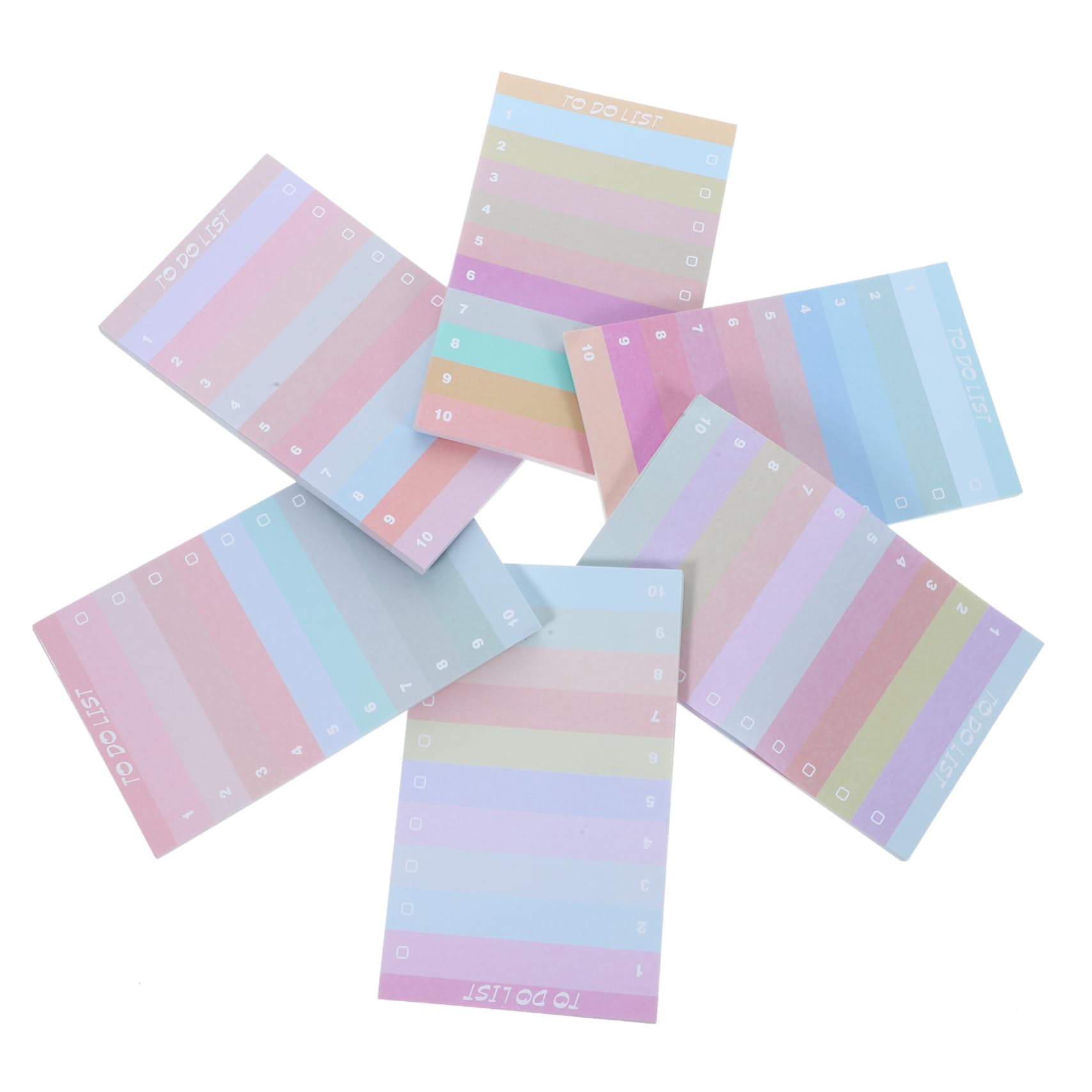 Tofficu 4 Ensembles Faire Du Pad Petit Bloc-notes Planificateur Non Daté Bloc-notes D'étude Planificateur Sans Date Le Cahier Faire Un Cahier Planificateur D'études Papier 12 Pièces * 4