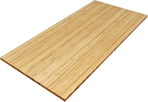 FLEXISPOT Mesa rectangular de bambú de 55 x 28 pulgadas, altura ajustable de escritorio