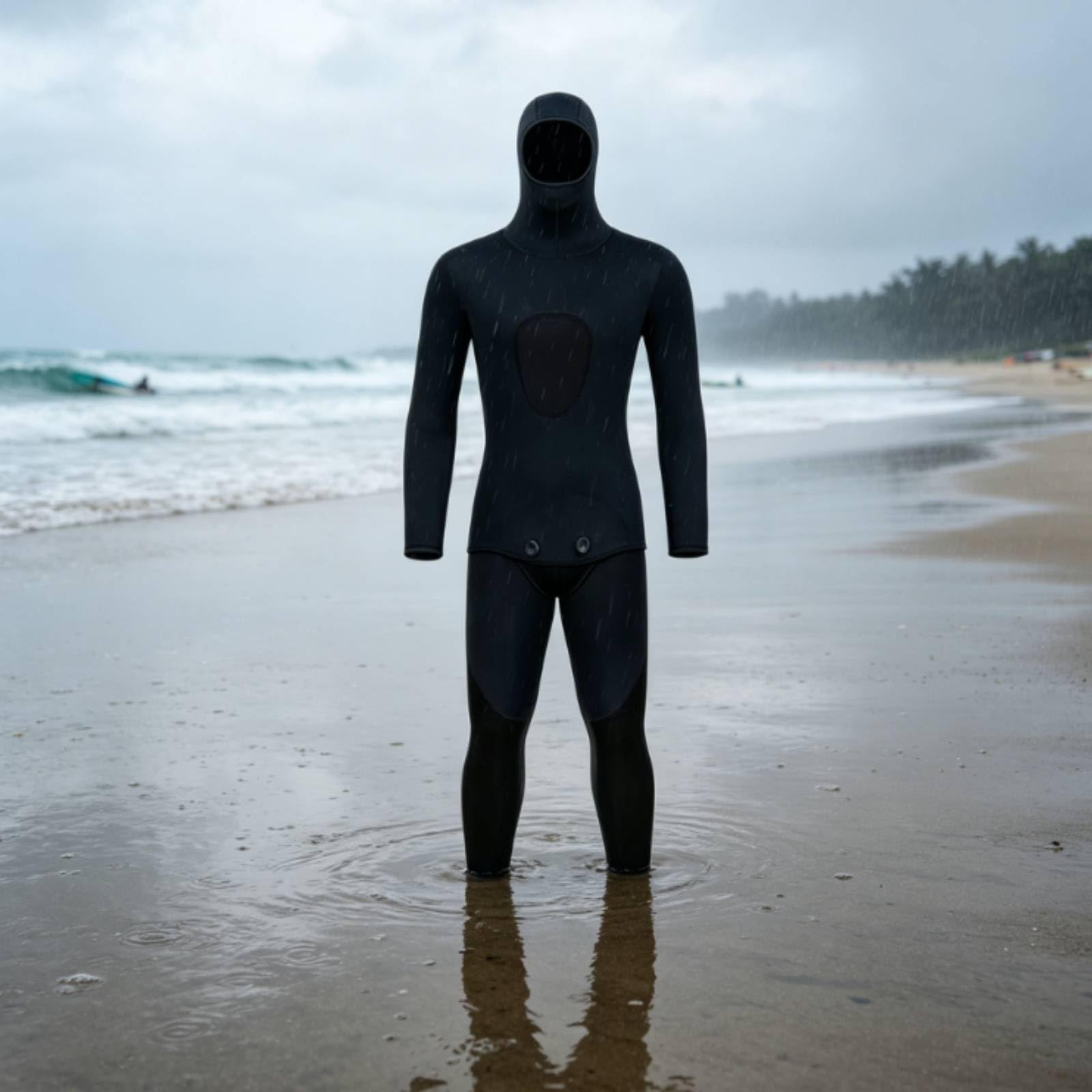 Muta Due Pezzi Anti-Freddo Tuta Termica da Surf Protezione Abbigliamento Sportivo Acquatico per Snorkeling